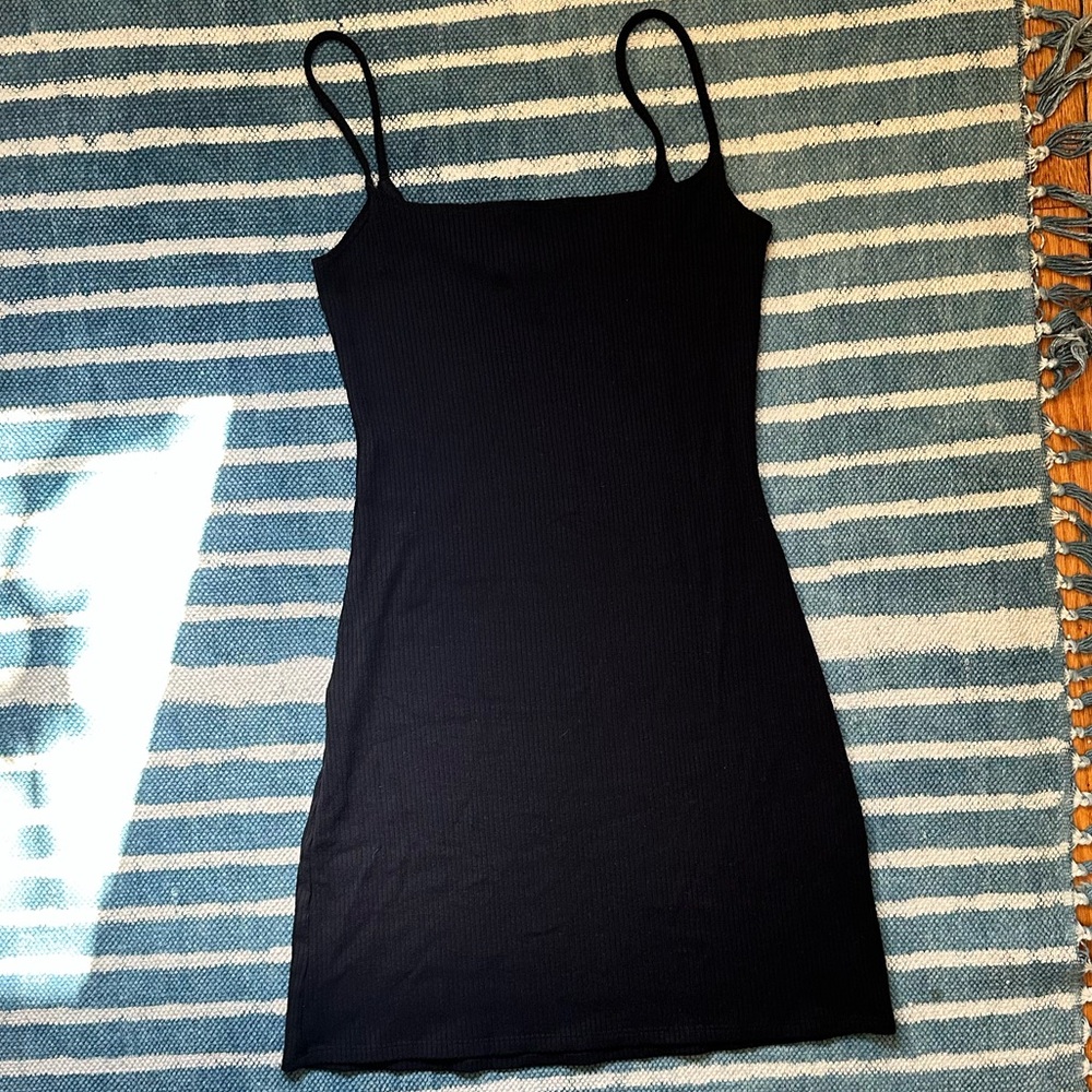 Reformation Jeannette Knit Dress in Black